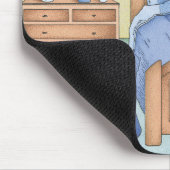 Hamster Schatten Mousepad (Ecke)