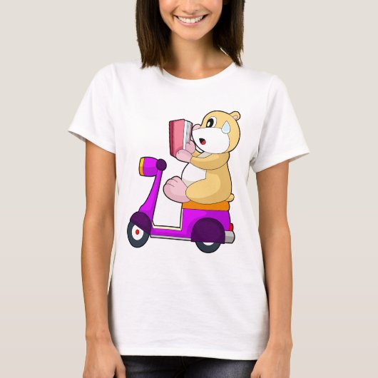 Hamster Scooter T-Shirt (Vorderseite)