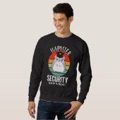 Hamster Security Service Niedlich Hamster Lover Fu Sweatshirt (Vorne ganz)