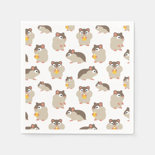 Hamster Serviette (Vorderseite)
