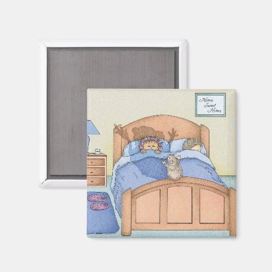 Hamster Shadow Magnet (Vorderseite/Rückseite)