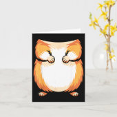 Hamster Shirt Adult Kids Men Women Brown Hamster C Karte (Gelbe Blume)