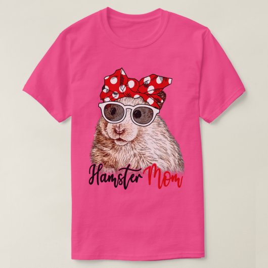 Hamster Shirt Hamster Mama Bandana (Design vorne)