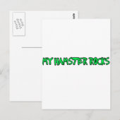 Hamster sind cool postkarte (Vorne/Hinten)
