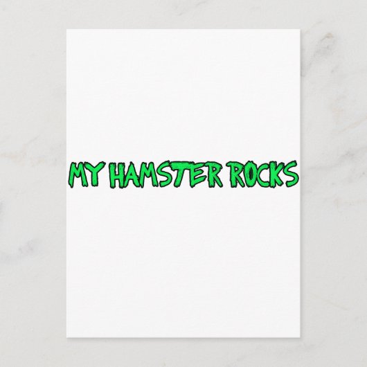 Hamster sind cool postkarte (Vorderseite)