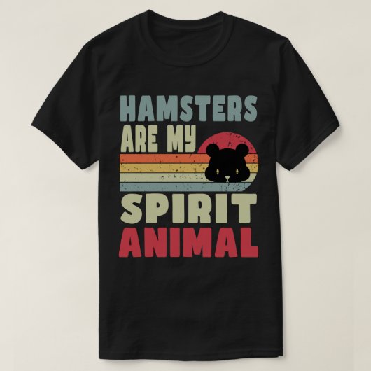 Hamster sind mein geistiger tierischer T - Shirt (Design vorne)