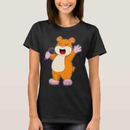 Hamster Singer Microphone Music T-Shirt