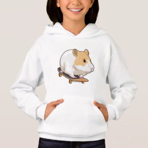 Hamster Skater Skateboard Hoodie