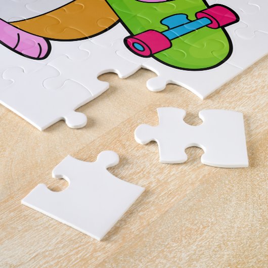 Hamster Skater Skateboard Puzzle (Seite)
