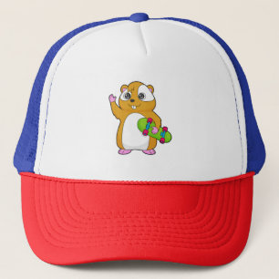 Hamster Skater Skateboard Truckerkappe