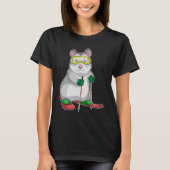 Hamster Skier Ski T-Shirt (Vorderseite)