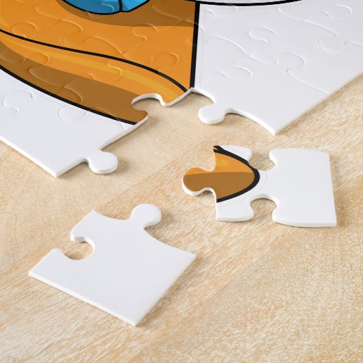 Hamster Snowboarder Snowboard Puzzle (Seite)