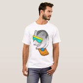 Hamster Snowboarder Snowboard T-Shirt (Vorne ganz)
