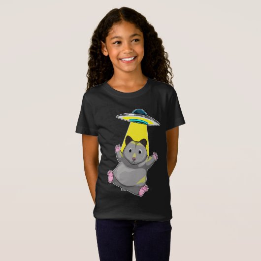 Hamster Spaceship Space T-Shirt (Vorne ganz)