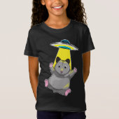 Hamster Spaceship Space T-Shirt (Vorderseite)