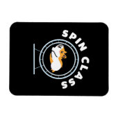 Hamster Spin Class Magnet (Horizontal)
