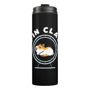 Hamster Spin Class Thermosbecher