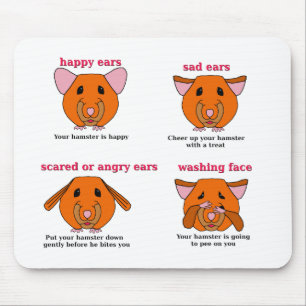 Hamster-Sprache Mousepad