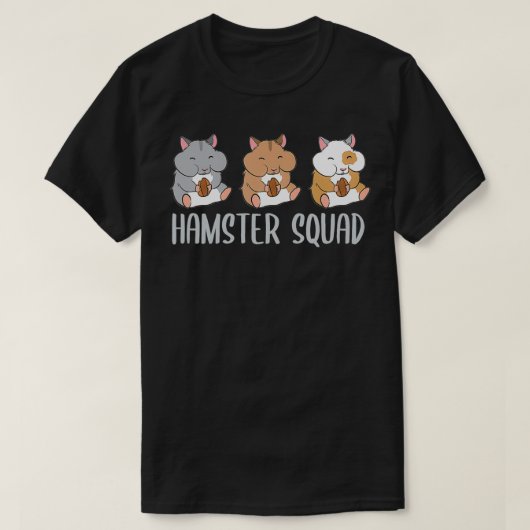 Hamster Squad Funny Hamsters Rodent Team T-Shirt (Design vorne)