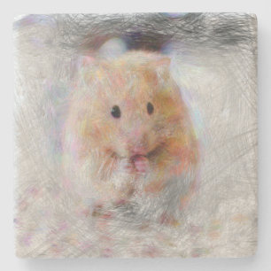 Hamster Steinuntersetzer