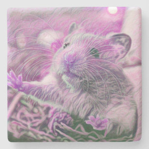 Hamster Steinuntersetzer