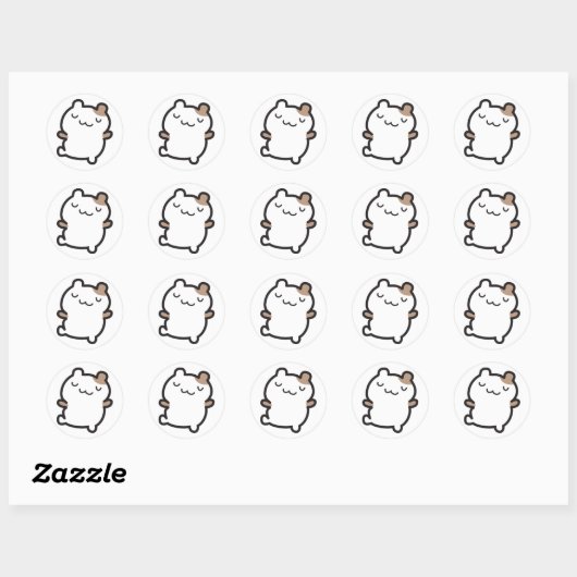 Hamster Stickers (Blatt)