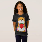 Hamster Strawberry Frucht T-Shirt (Vorne ganz)