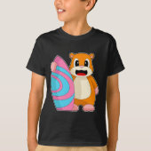Hamster Surfboard T-Shirt (Vorderseite)
