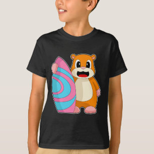 Hamster Surfboard T-Shirt