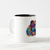Hamster süß zweifarbige tasse (Vorderseite Links)