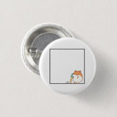 Hamster, süßes Hamster-Thema Button (Vorne & Hinten)