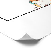 Hamster, süßes Hamster-Thema Poster (Ecke)