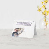 Hamster Sympathy Loss of Pet Condolences Karte (Gelbe Blume)