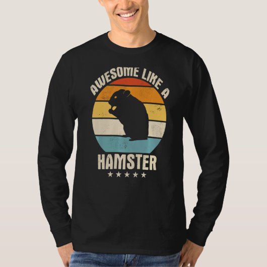 Hamster Syrian Hamster Zwarf Hamster 1 T-Shirt (Vorderseite)