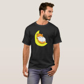 Hamster Tired Nap All Day Sleep All Night Cute Ham T-Shirt (Vorne ganz)
