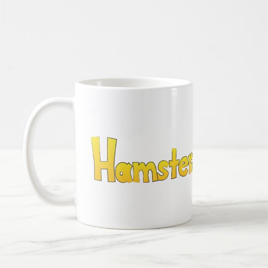 Hamster über Amerika Kaffeetasse (Links)