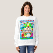 Hamster Ugly Sweater Sweatshirt (Vorne ganz)