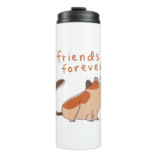 Hamster und Bird Best Friend Thermosbecher