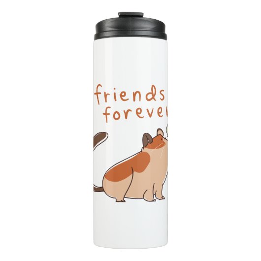 Hamster und Bird Best Friend Thermosbecher (Vorderseite)