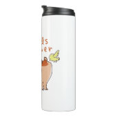 Hamster und Bird Best Friend Thermosbecher (Nach rechts gedreht)