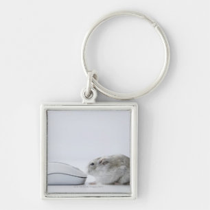 Hamster- und Computermaus Schlüsselanhänger