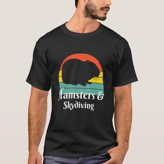 Hamster und Fallschirmspringer T-Shirt (Vorderseite)