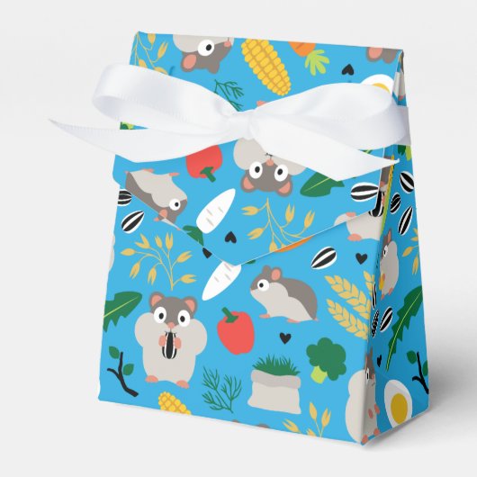 Hamster und ihre Leckereien Geschenkschachtel (Vorderseite)
