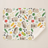 Hamster und ihre Leckereien Sherpadecke (Vorderseite (Horizontal))