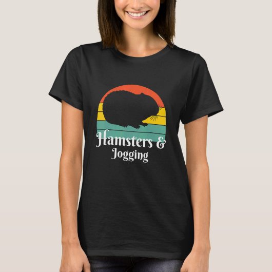 Hamster und Joggen T-Shirt (Vorderseite)