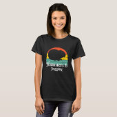 Hamster und Joggen T-Shirt (Vorne ganz)