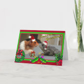 Hamster und Kröte feiern Weihnachten (Vorderseite)