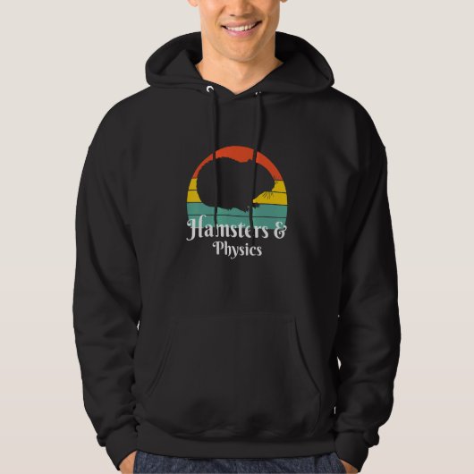 Hamster und Physik Hoodie (Vorderseite)