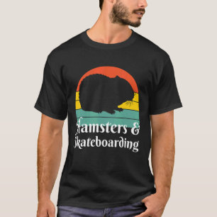 Hamster und Skateboarder T-Shirt