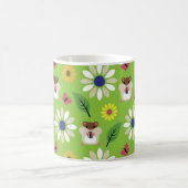 Hamster und Sonnenblumen nahtlos Kaffeetasse (Mittel)